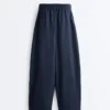 Pantaloni a palloncino in misto cotone Pantaloni a palloncino in misto cotone