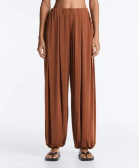 Pantaloni a palloncino in misto modal