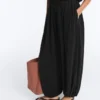 Pantaloni a palloncino in misto modal Pantaloni a palloncino in misto modal