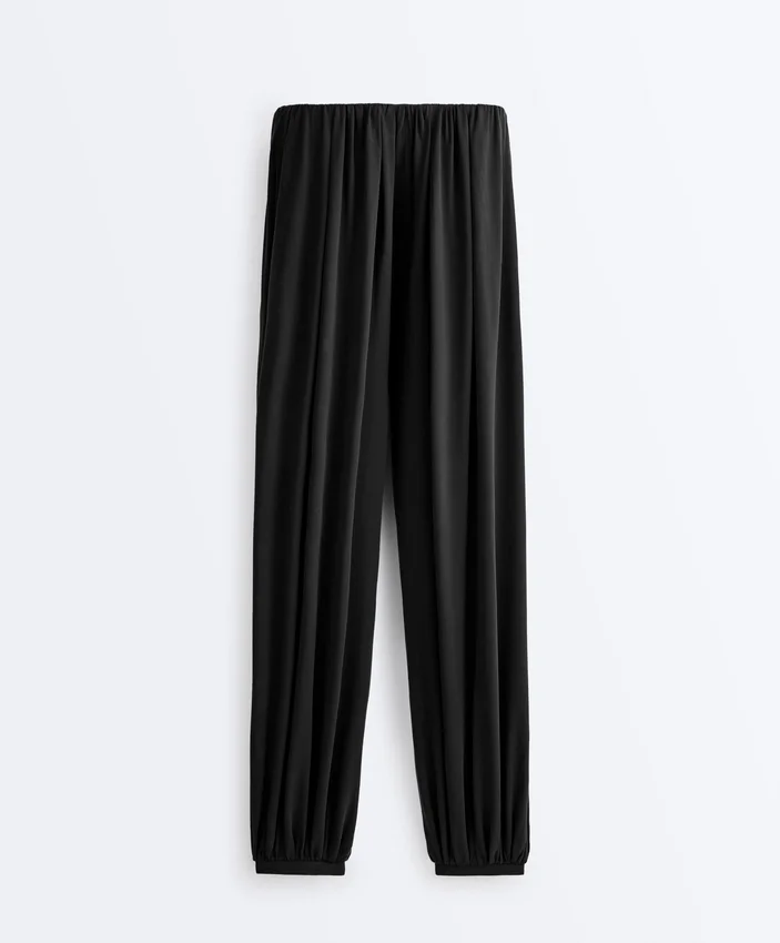 Pantaloni a palloncino in misto modal Pantaloni a palloncino in misto modal
