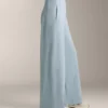 Pantaloni a righe asimmetriche in modal Pantaloni a righe asimmetriche in modal