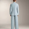 Pantaloni a righe asimmetriche in modal Pantaloni a righe asimmetriche in modal