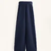 Pantaloni a sacchetto con piega laterale e modal spazzolato Pantaloni a sacchetto con piega laterale e modal spazzolato