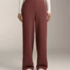 Pantaloni a vita alta a costine con modal Soft Touch Pantaloni a vita alta a costine con modal Soft Touch