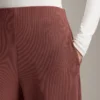 Pantaloni a vita alta a costine con modal Soft Touch Pantaloni a vita alta a costine con modal Soft Touch