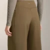 Pantaloni a vita alta a gamba dritta effetto neoprene Pantaloni a vita alta a gamba dritta effetto neoprene