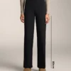 Pantaloni a vita alta, caldi e a gamba dritta Pantaloni a vita alta, caldi e a gamba dritta
