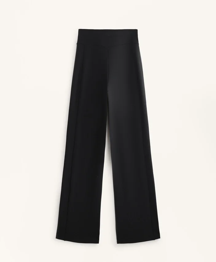 Pantaloni a vita alta, caldi e a gamba dritta Pantaloni a vita alta, caldi e a gamba dritta