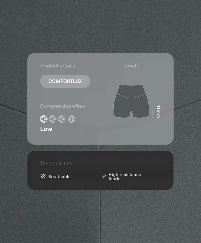 Pantaloni a vita alta Comfortlux da 10 cm Pantaloni a vita alta Comfortlux da 10 cm