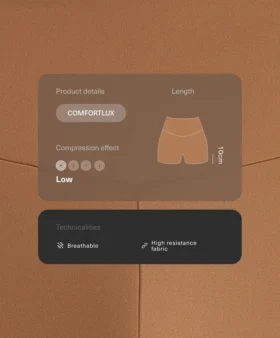 Pantaloni a vita alta Comfortlux da 10 cm