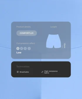 Pantaloni a vita alta Comfortlux da 10 cm