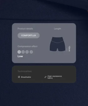 Pantaloni a vita alta Comfortlux da 10 cm