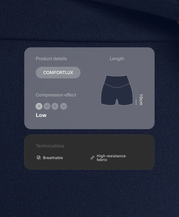 Pantaloni a vita alta Comfortlux da 10 cm Pantaloni a vita alta Comfortlux da 10 cm