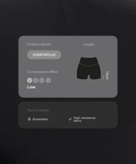 Pantaloni a vita alta Comfortlux da 10 cm