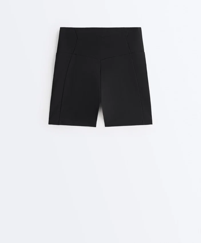 Pantaloni a vita alta con tasca compressiva da 10 cm Pantaloni a vita alta con tasca compressiva da 10 cm