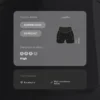Pantaloni a vita alta con tasca compressiva da 10 cm Pantaloni a vita alta con tasca compressiva da 10 cm