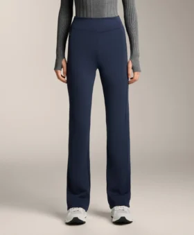 Pantaloni a vita alta, larghi e caldi, con tasche