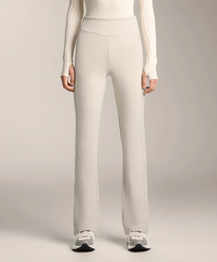Pantaloni a vita alta, larghi e caldi, con tasche Pantaloni a vita alta, larghi e caldi, con tasche