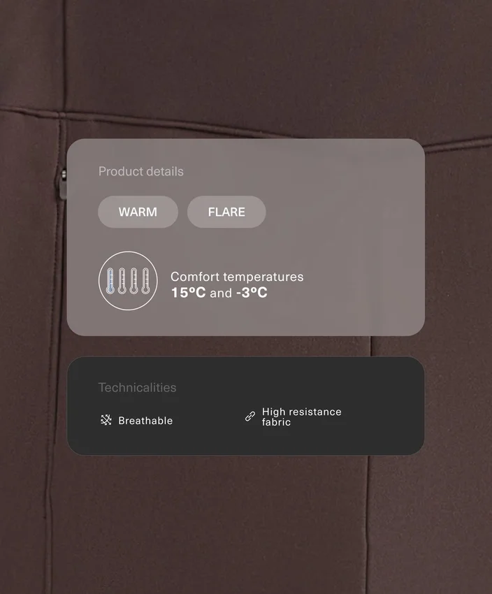 Pantaloni a vita alta, larghi e caldi, con tasche Pantaloni a vita alta, larghi e caldi, con tasche