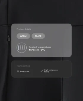 Pantaloni a vita alta, larghi e caldi, con tasche