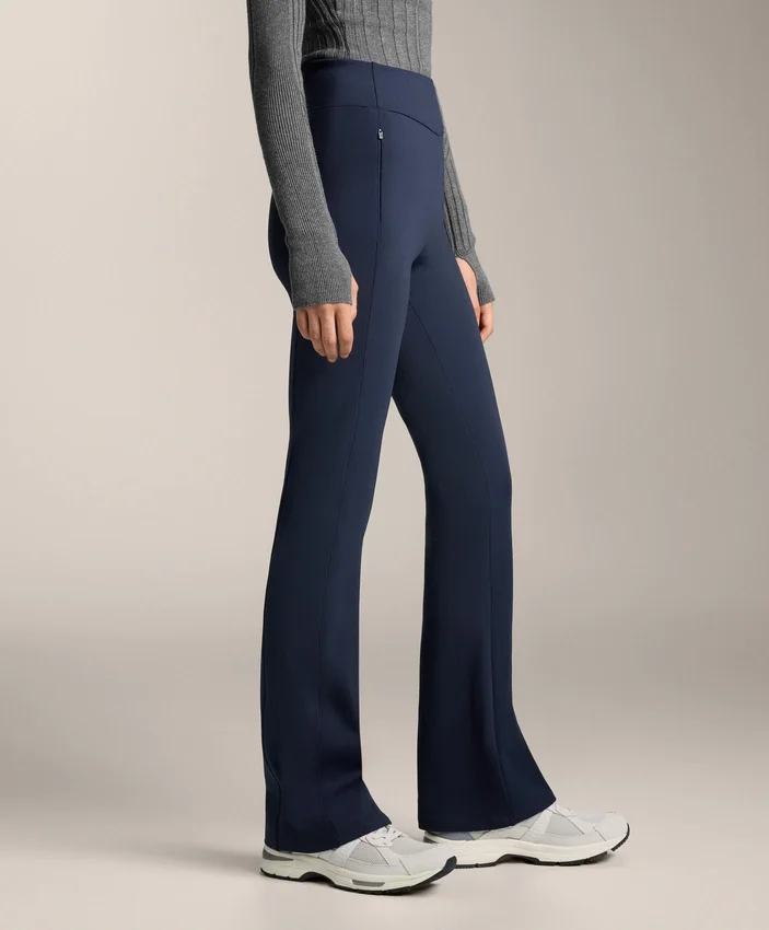 Pantaloni a vita alta, larghi e caldi, con tasche Pantaloni a vita alta, larghi e caldi, con tasche