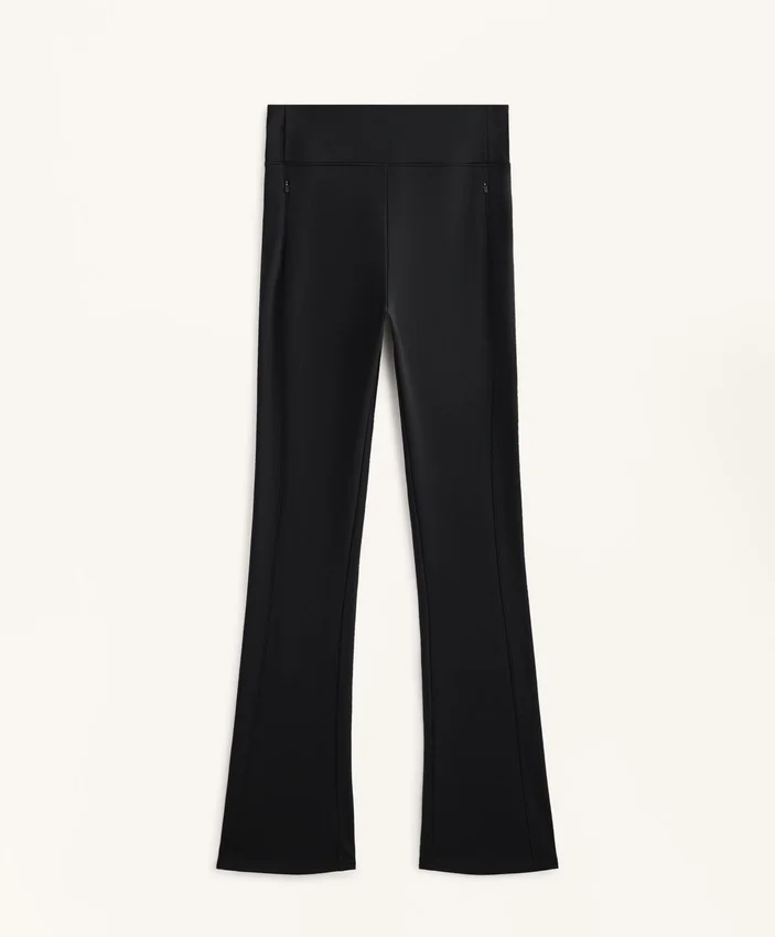 Pantaloni a vita alta, larghi e caldi, con tasche Pantaloni a vita alta, larghi e caldi, con tasche