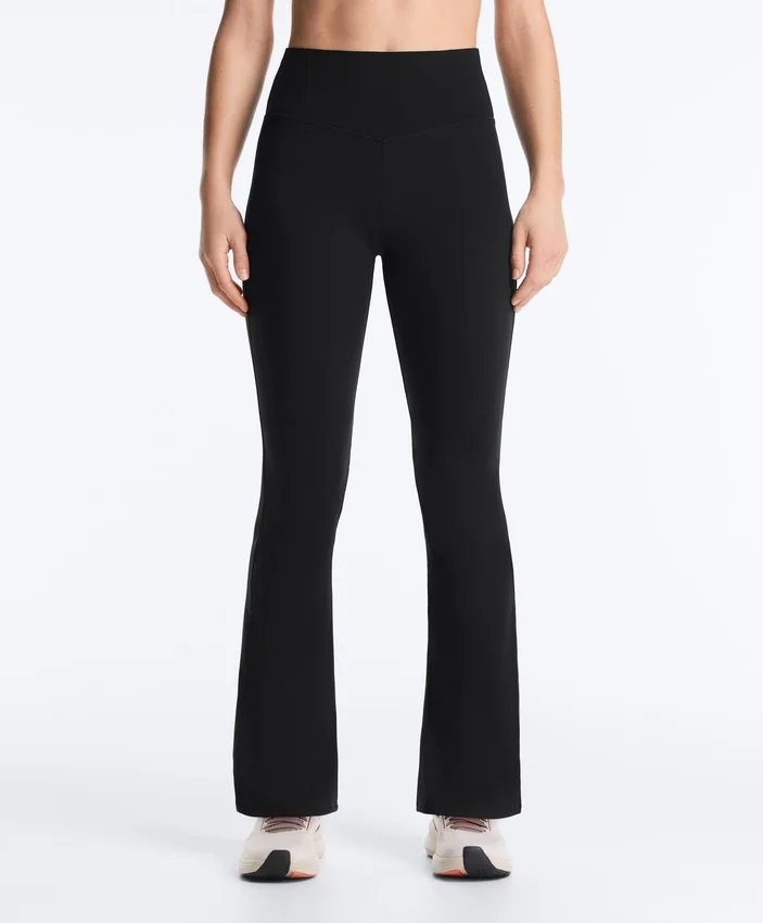 Pantaloni a zampa a vita alta Evermove Pantaloni a zampa a vita alta Evermove