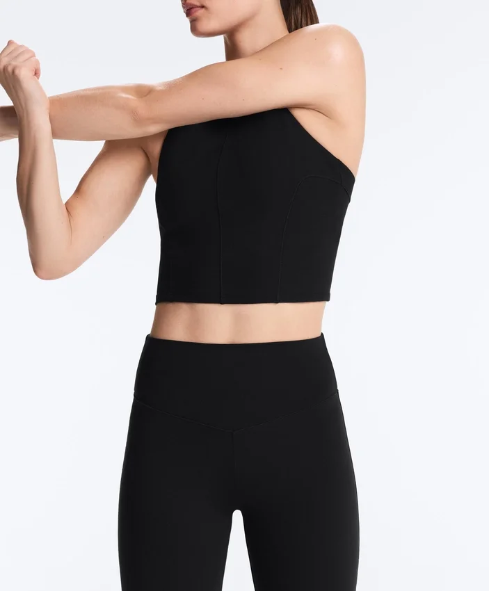 Pantaloni a zampa a vita alta Evermove Pantaloni a zampa a vita alta Evermove