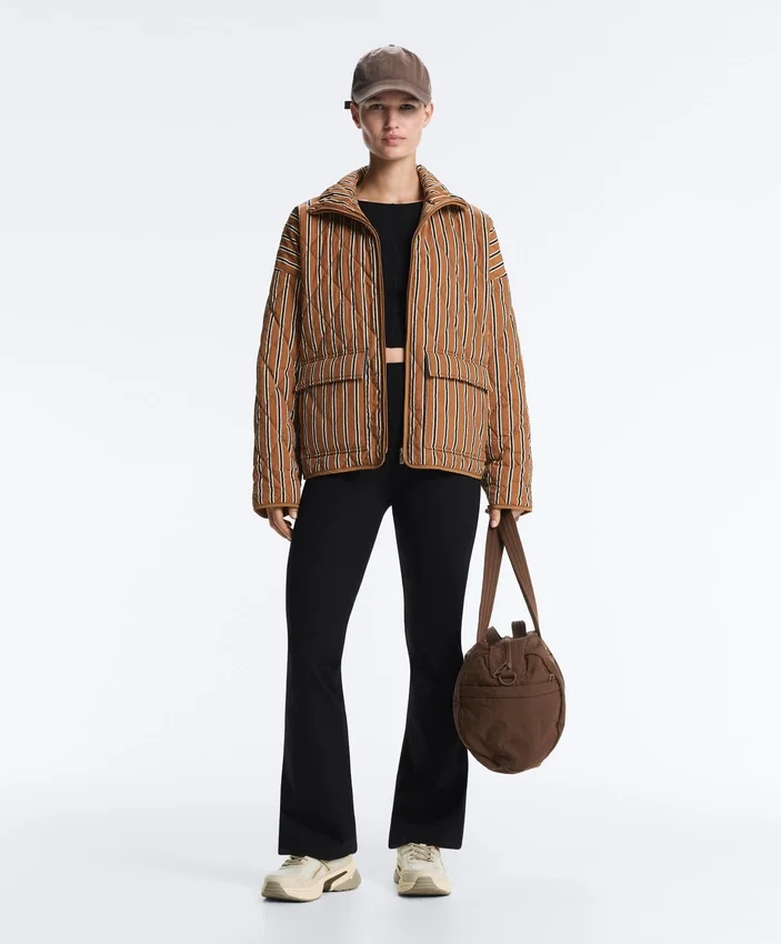 Pantaloni a zampa a vita alta Evermove Pantaloni a zampa a vita alta Evermove