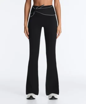 Pantaloni a zampa alta Comfortlux con fiocco