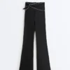 Pantaloni a zampa alta Comfortlux con fiocco Pantaloni a zampa alta Comfortlux con fiocco