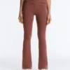 Pantaloni a zampa Comfortlux a vita alta Pantaloni a zampa Comfortlux a vita alta