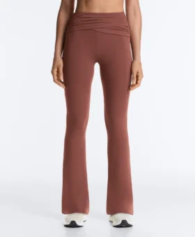 Pantaloni a zampa Comfortlux a vita alta
