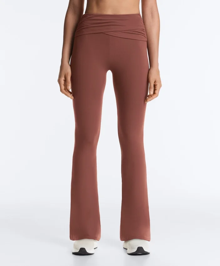 Pantaloni a zampa Comfortlux a vita alta Pantaloni a zampa Comfortlux a vita alta