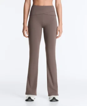 Pantaloni a zampa Comfortlux a vita alta