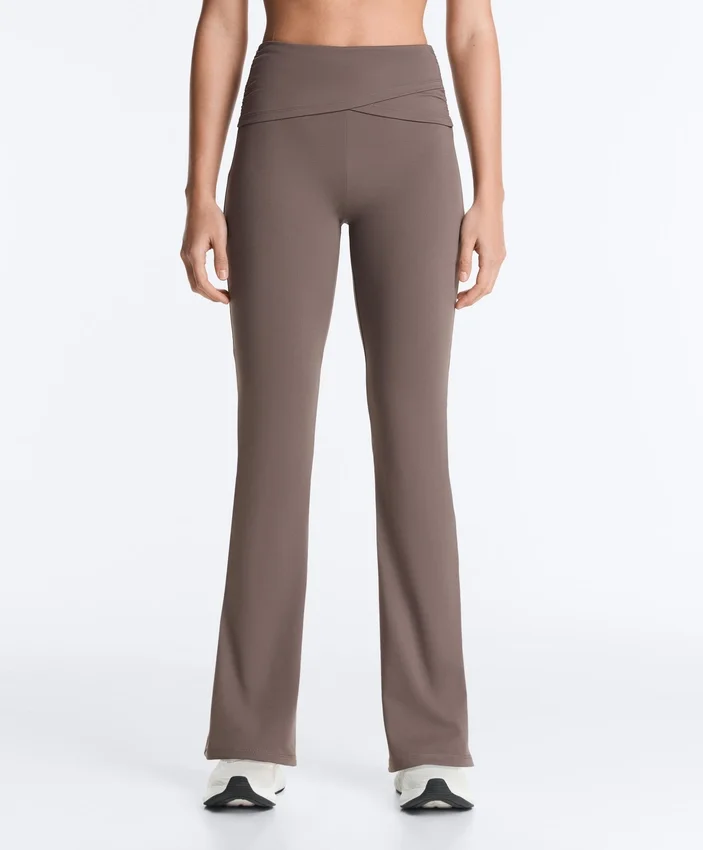 Pantaloni a zampa Comfortlux a vita alta Pantaloni a zampa Comfortlux a vita alta
