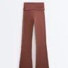 Pantaloni a zampa Comfortlux a vita alta Pantaloni a zampa Comfortlux a vita alta