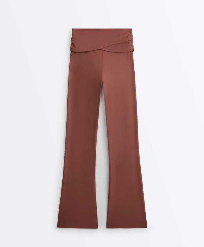 Pantaloni a zampa Comfortlux a vita alta Pantaloni a zampa Comfortlux a vita alta