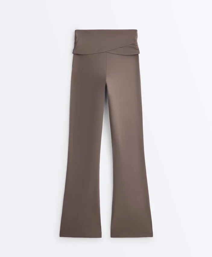 Pantaloni a zampa Comfortlux a vita alta Pantaloni a zampa Comfortlux a vita alta