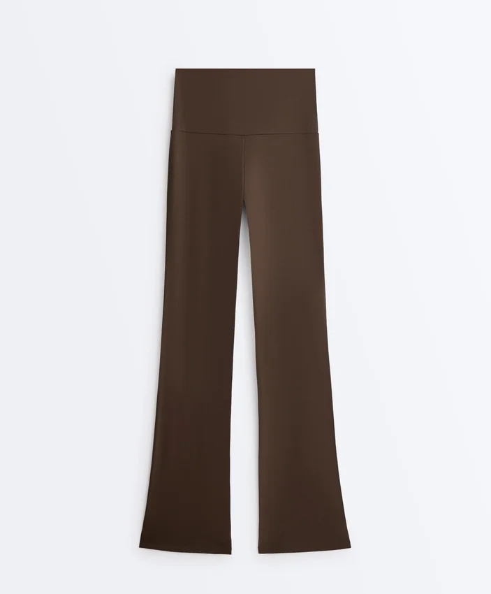 Pantaloni a zampa Comfortlux a vita alta Pantaloni a zampa Comfortlux a vita alta