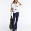 Pantaloni a zampa Comfortlux a vita alta Pantaloni a zampa Comfortlux a vita alta