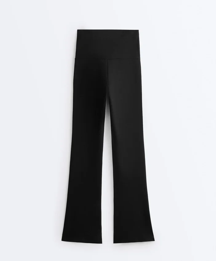 Pantaloni a zampa Comfortlux a vita alta Pantaloni a zampa Comfortlux a vita alta