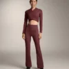 Pantaloni a zampa Comfortlux a vita alta Pantaloni a zampa Comfortlux a vita alta