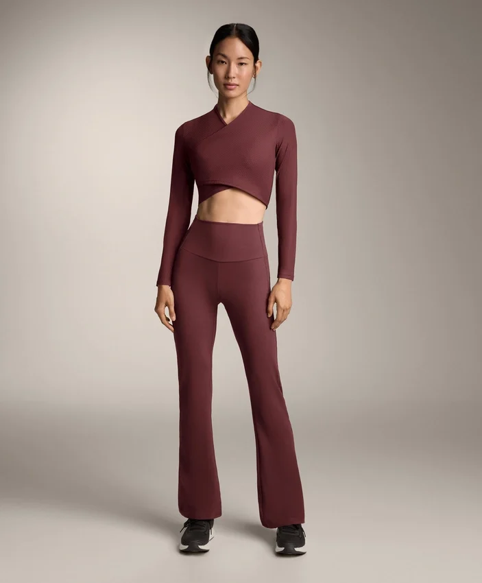 Pantaloni a zampa Comfortlux a vita alta Pantaloni a zampa Comfortlux a vita alta