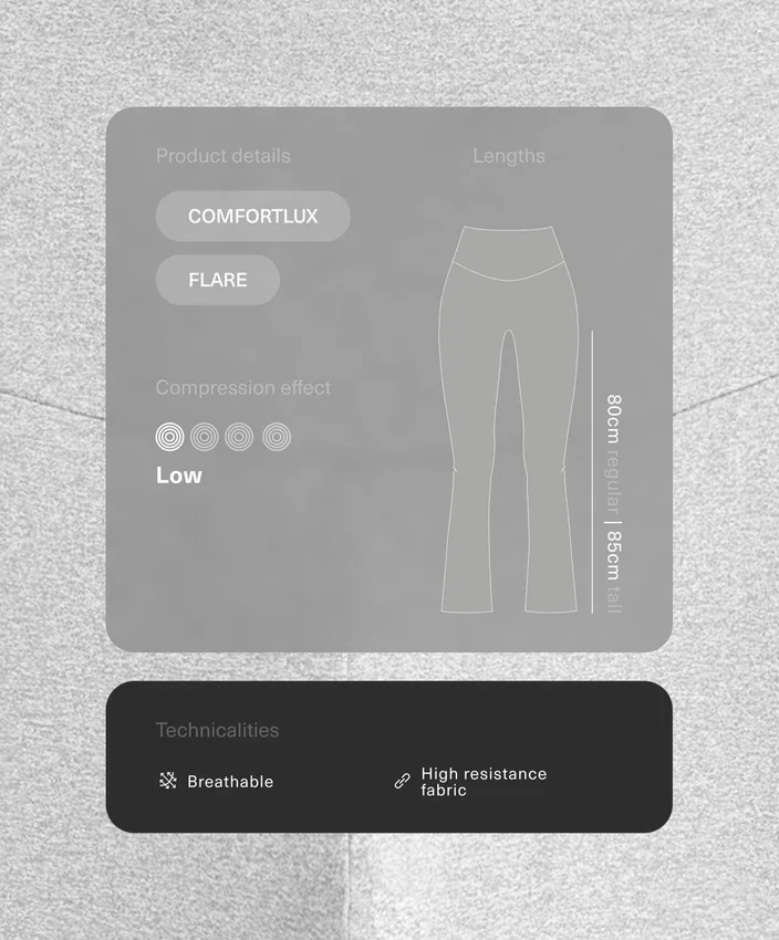 Pantaloni a zampa Comfortlux a vita alta Pantaloni a zampa Comfortlux a vita alta