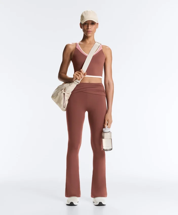 Pantaloni a zampa Comfortlux a vita alta Pantaloni a zampa Comfortlux a vita alta