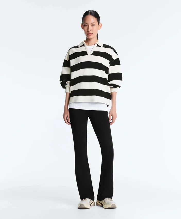 Pantaloni a zampa Comfortlux a vita alta Pantaloni a zampa Comfortlux a vita alta