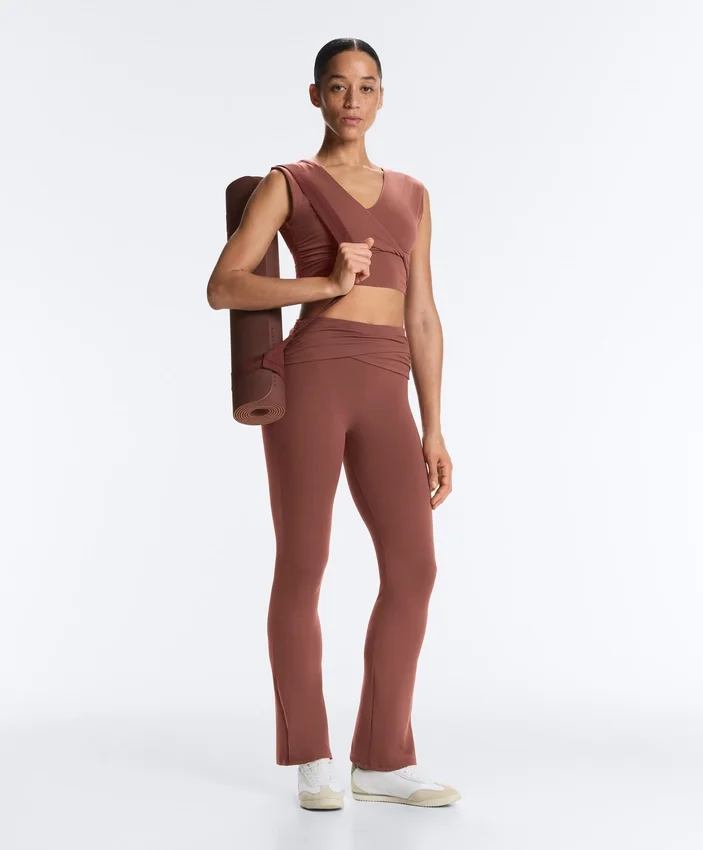 Pantaloni a zampa Comfortlux a vita alta Pantaloni a zampa Comfortlux a vita alta