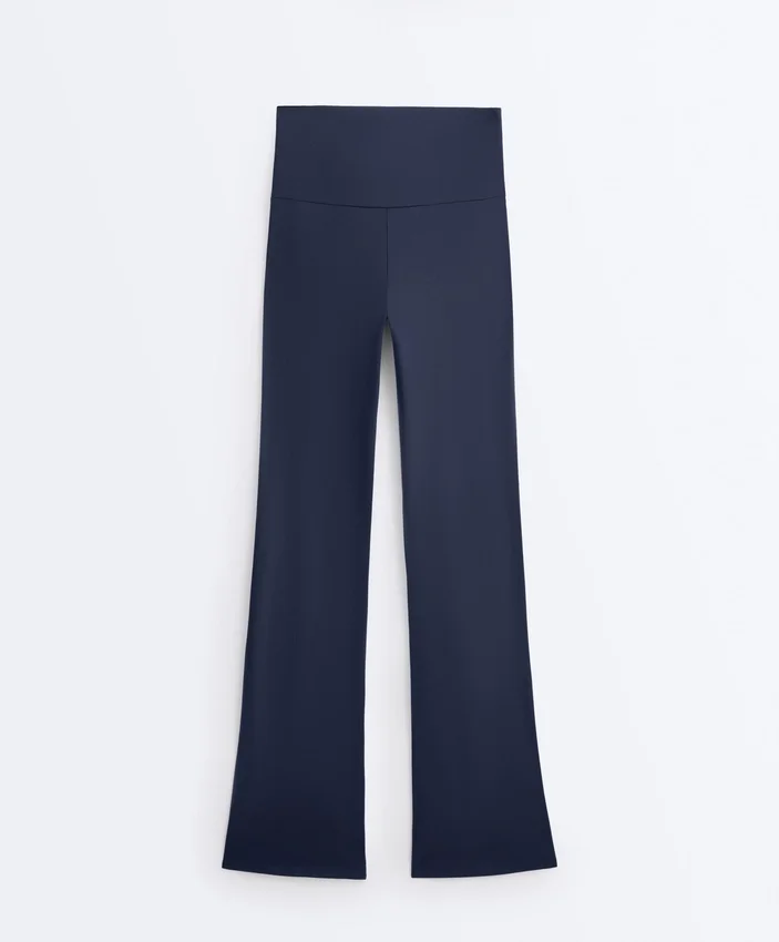 Pantaloni a zampa Comfortlux a vita alta Pantaloni a zampa Comfortlux a vita alta