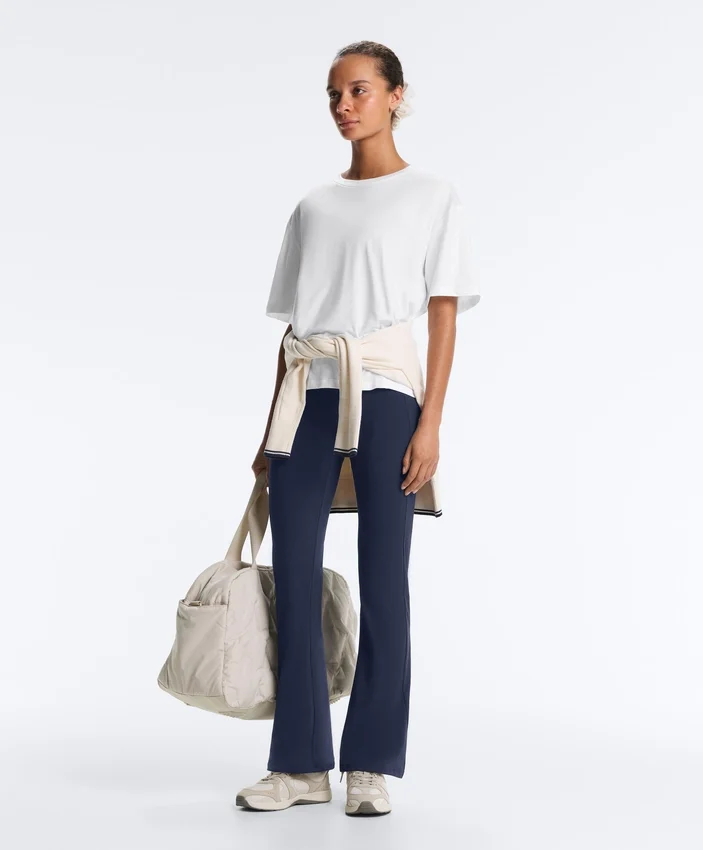 Pantaloni a zampa Comfortlux a vita alta Pantaloni a zampa Comfortlux a vita alta